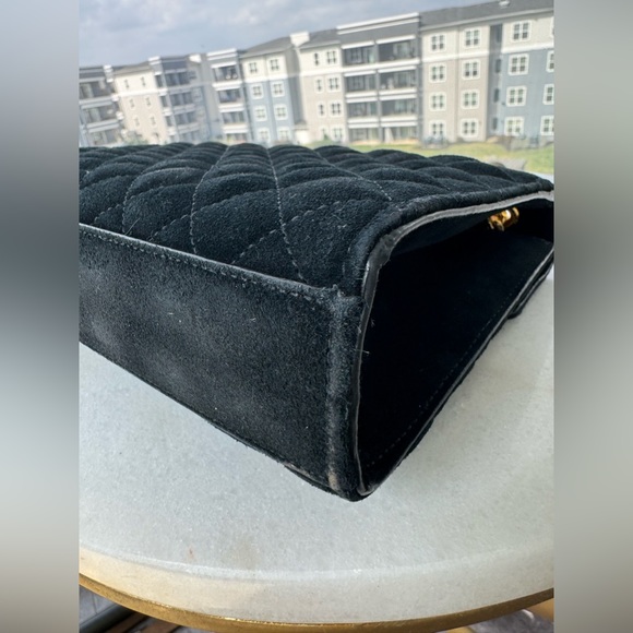 SAINT LAURENT Envelope Medium in Suede w/original receipt and auth card. - Picture 12 of 14